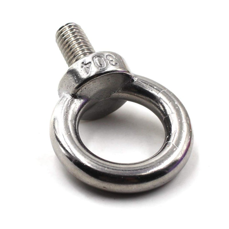 Flomore M20 Eye Bolt 304 Stainless Steel Heavy Duty Lifting Ring Bolt Screws Pack of 1 - Image 1